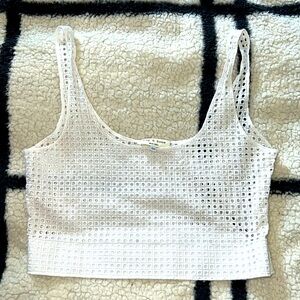 Rag and bone mesh crop top
